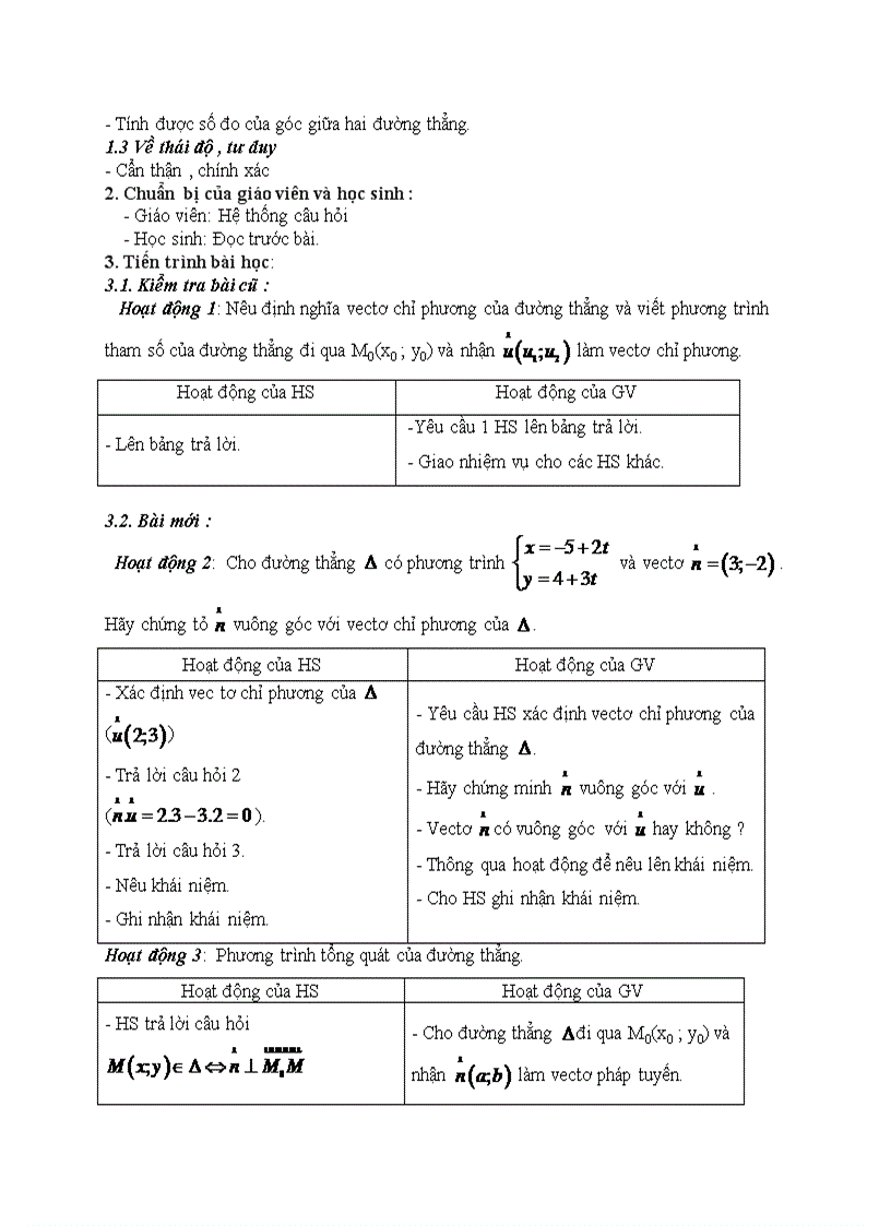 image for page Hình học Phương trình đường thẳng
