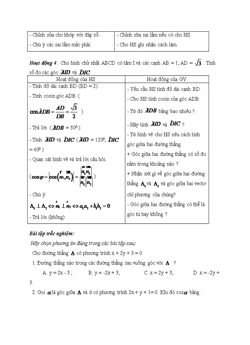 image for page Hình học Phương trình đường thẳng