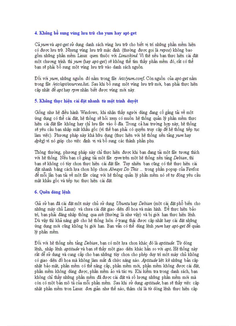 image for page 10 lỗi cần tránh khi cài đặt phần mềm trên Linux