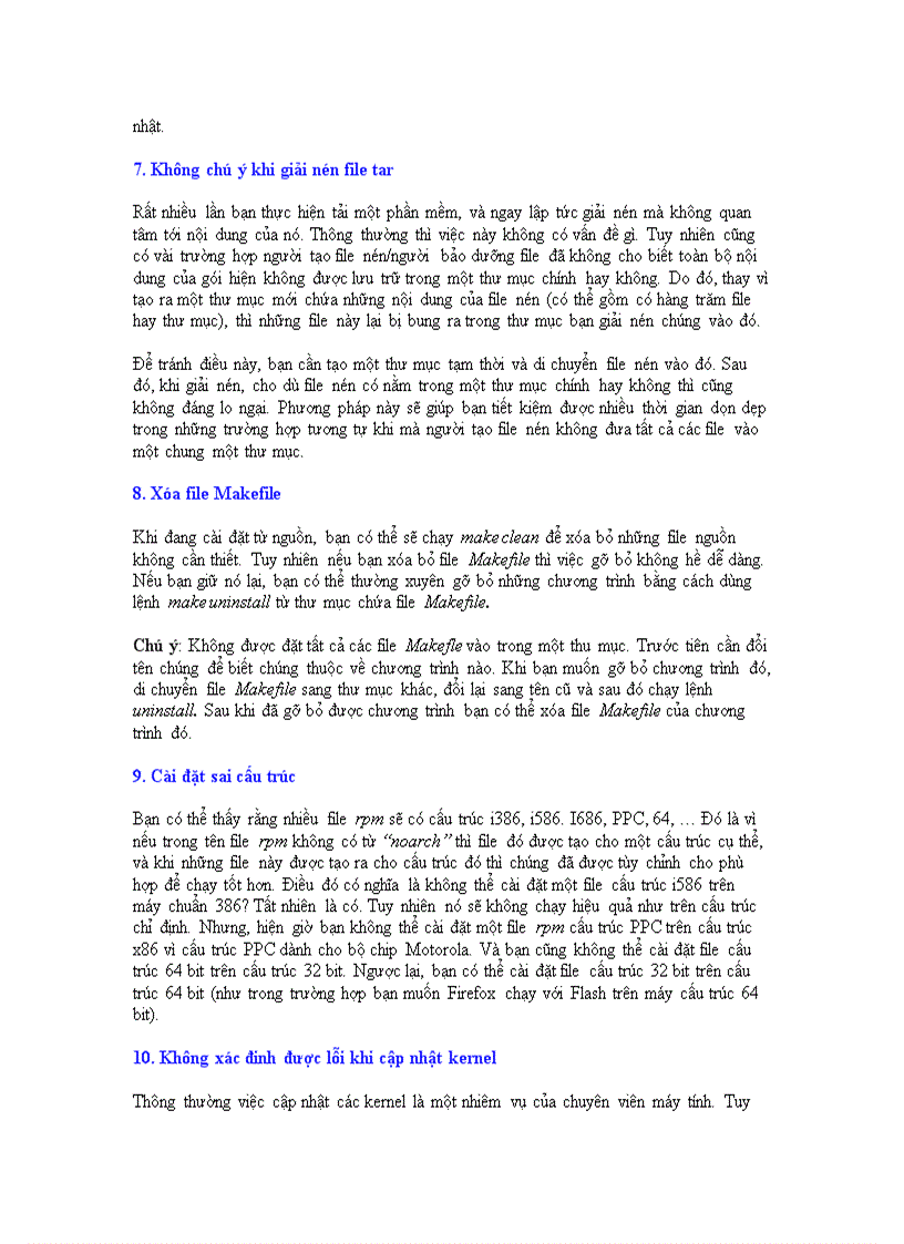 image for page 10 lỗi cần tránh khi cài đặt phần mềm trên Linux