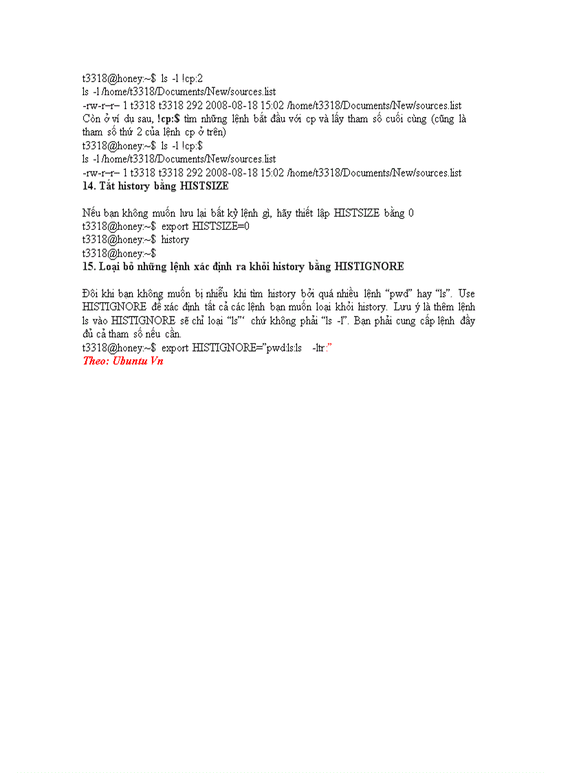 image for page Làm chủ command history trên Linux