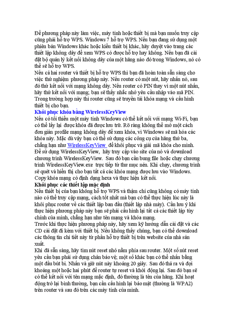 image for page Khôi phục và bảo mật khóa mã hóa Wi Fi