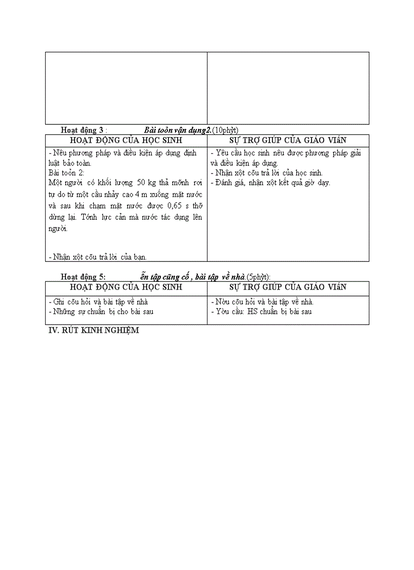 image for page Vật lý BÀI TẬP VỀ CÁC ĐỊNH LUẬT BẢO TOÀN