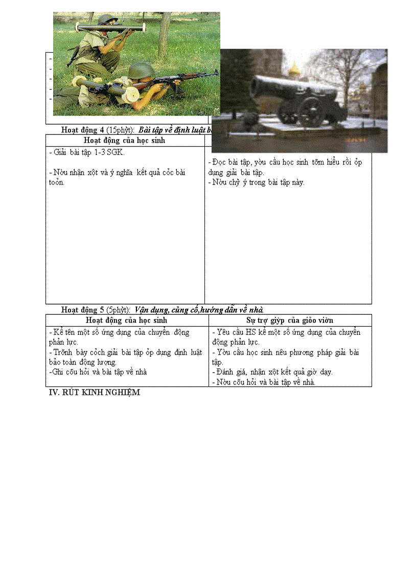 image for page Vật lý BÀI TẬP VỀ ĐỊNH LUẬT BẢO TOÀN ĐỘNG LƯỢNG