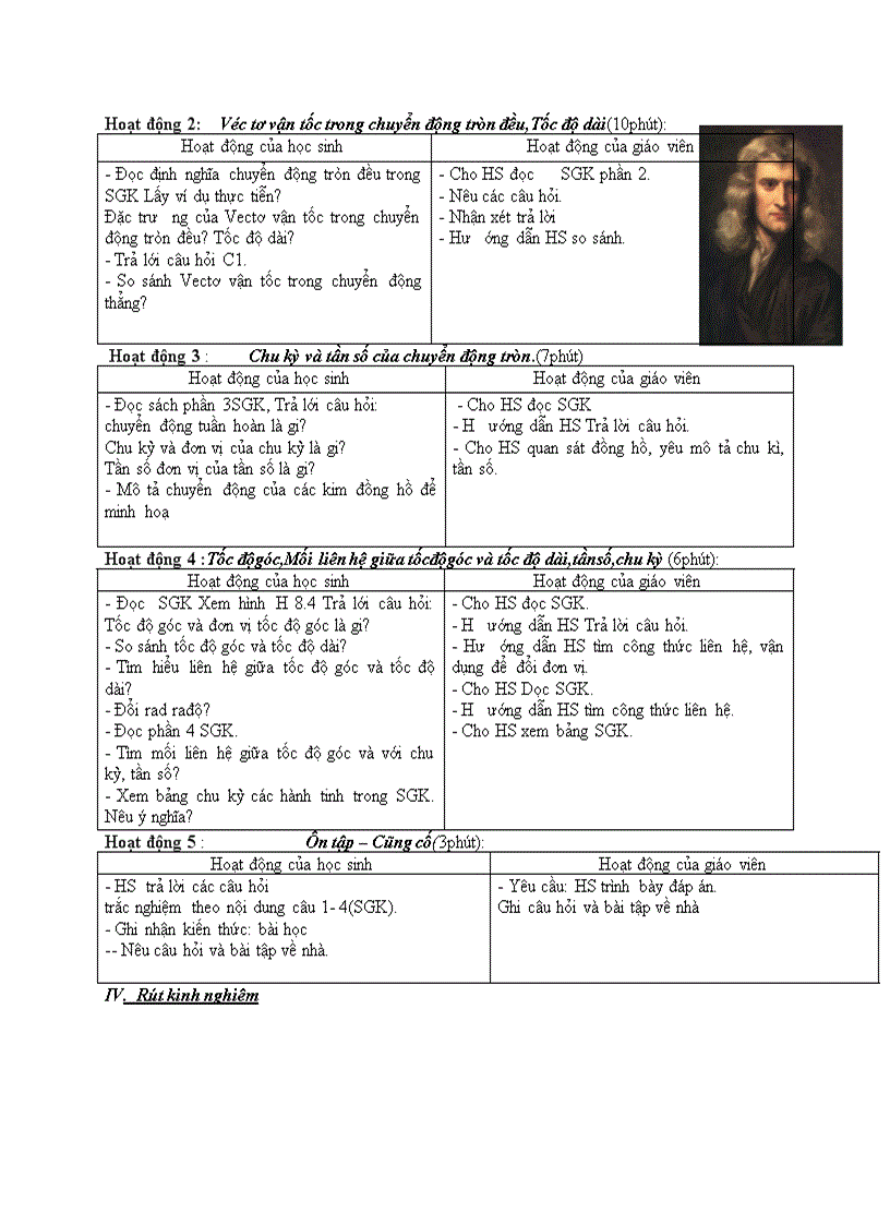 image for page Vật lý TỐC ĐỘ DÀI VÀ TỐC ĐỘ GÓC