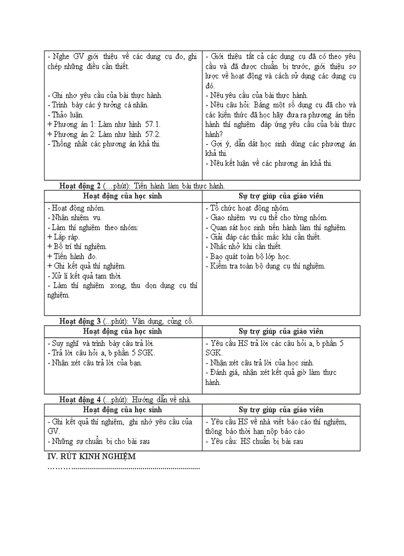 image for page Vật lý THỰC HÀNH XÁC ĐỊNH HỆ SỐ CĂNG BỀ MẶT CỦA CHẤT LỎNG