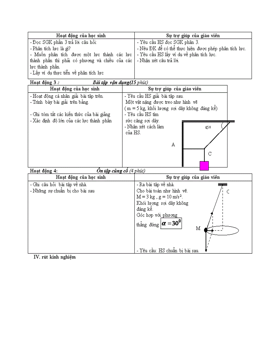 image for page Vật lý Lực tổng học và phân tích lực