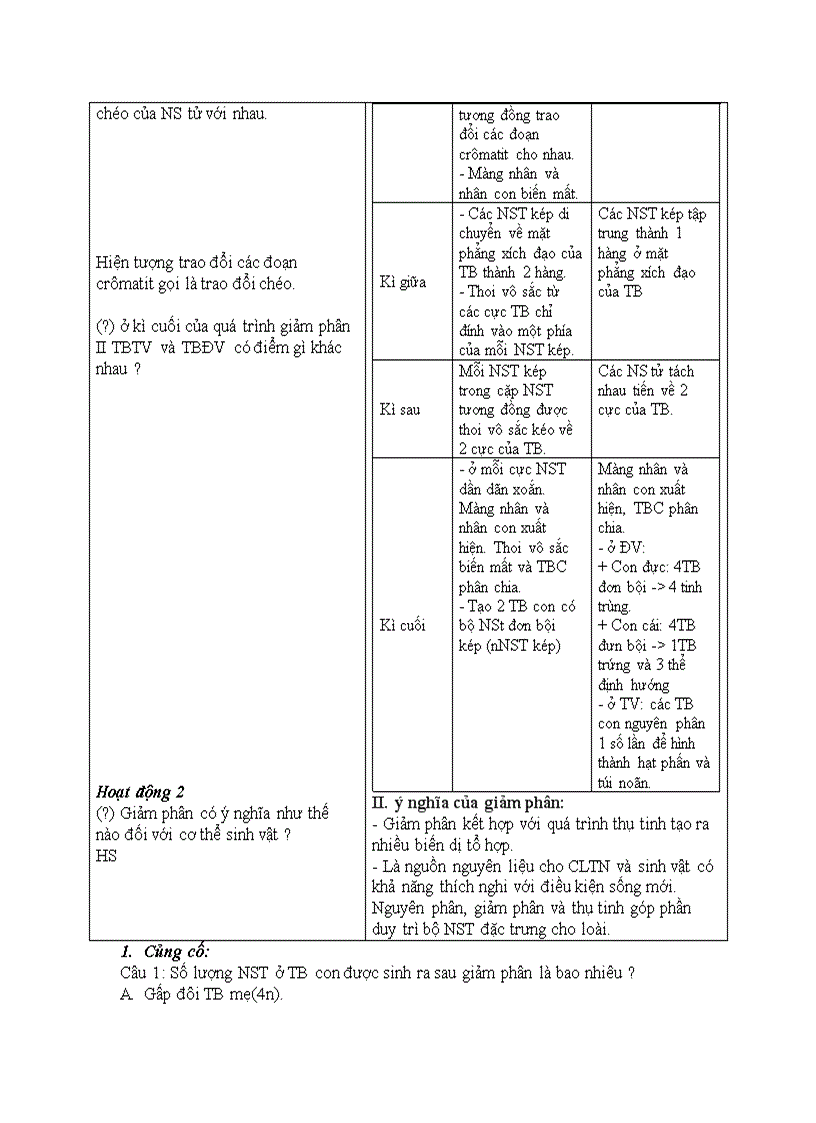 image for page Sinh học GIẢM PHÂN 1