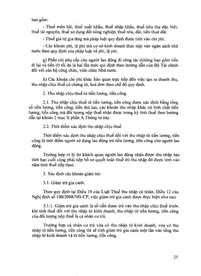 image for page Thông tư 84 2008 TT BTC ngày 30 9 2008 về việc hướng dẫn thi hành một số điều của Luật thuế TNCN và hướng dẫn thi hành nghị định 100 2008 NĐ CP Mới ban hành