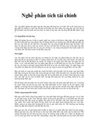 Nghề phân tích tài chính