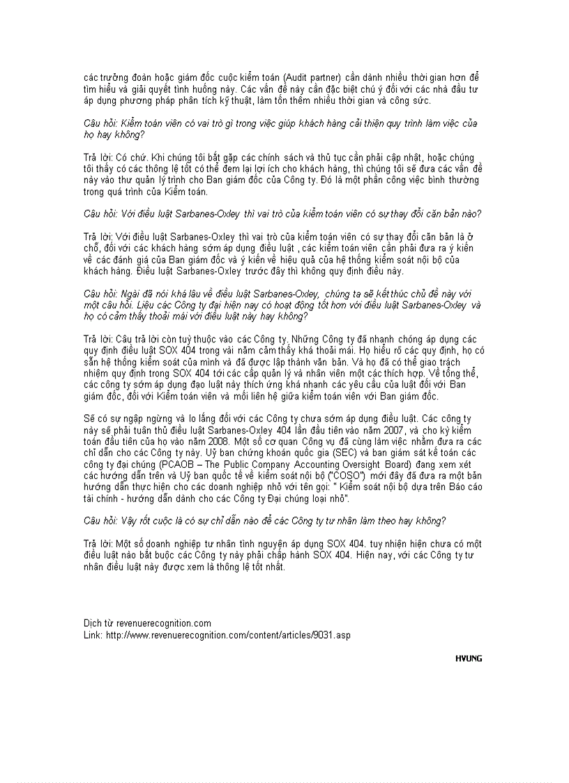 image for page Phác hoạ cuộc kiểm toán và các vấn đề về kiểm toán doanh thu và hệ thống kiểm soát nội bộ