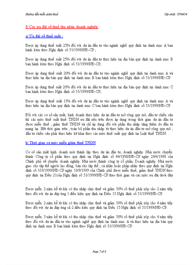 image for page Các quy định về miễn giảm thuế đối với các cơ sở kinh doanh
