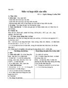 Hóa học Silic và hợp chất của silic