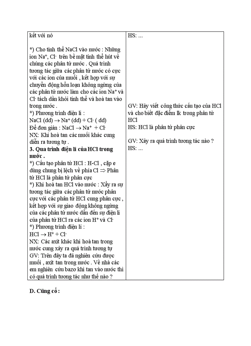 image for page Hóa học Sự điện li