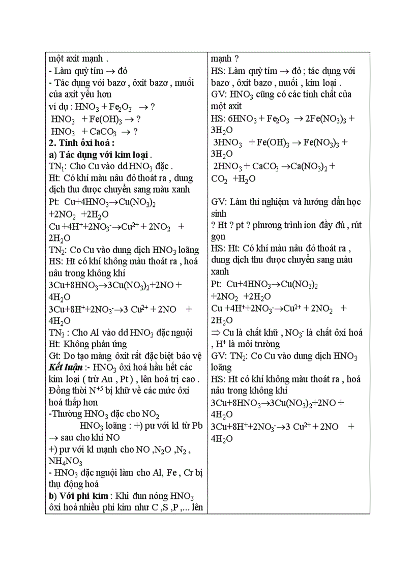 Hoa Học Axit Nitric Va Muối Nitrat