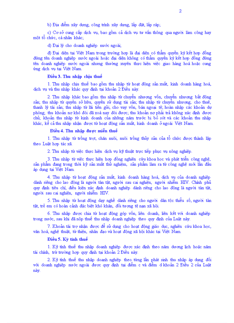 image for page Luật thuế TNDN mới nhất 14 2008 QH12