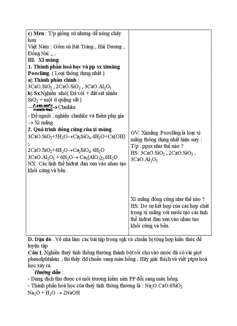 image for page Hóa học Công nghiệp silicat
