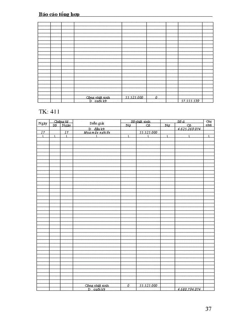 image for page Báo cáo tổng hợp Thực hành nghiệp vụ kế toán