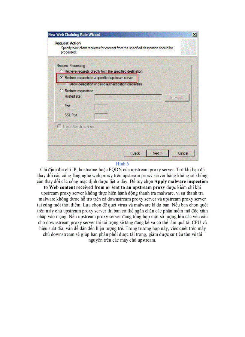 image for page Cấu hình Web Proxy Chaining trong Forefront TMG 2010 Phần 1