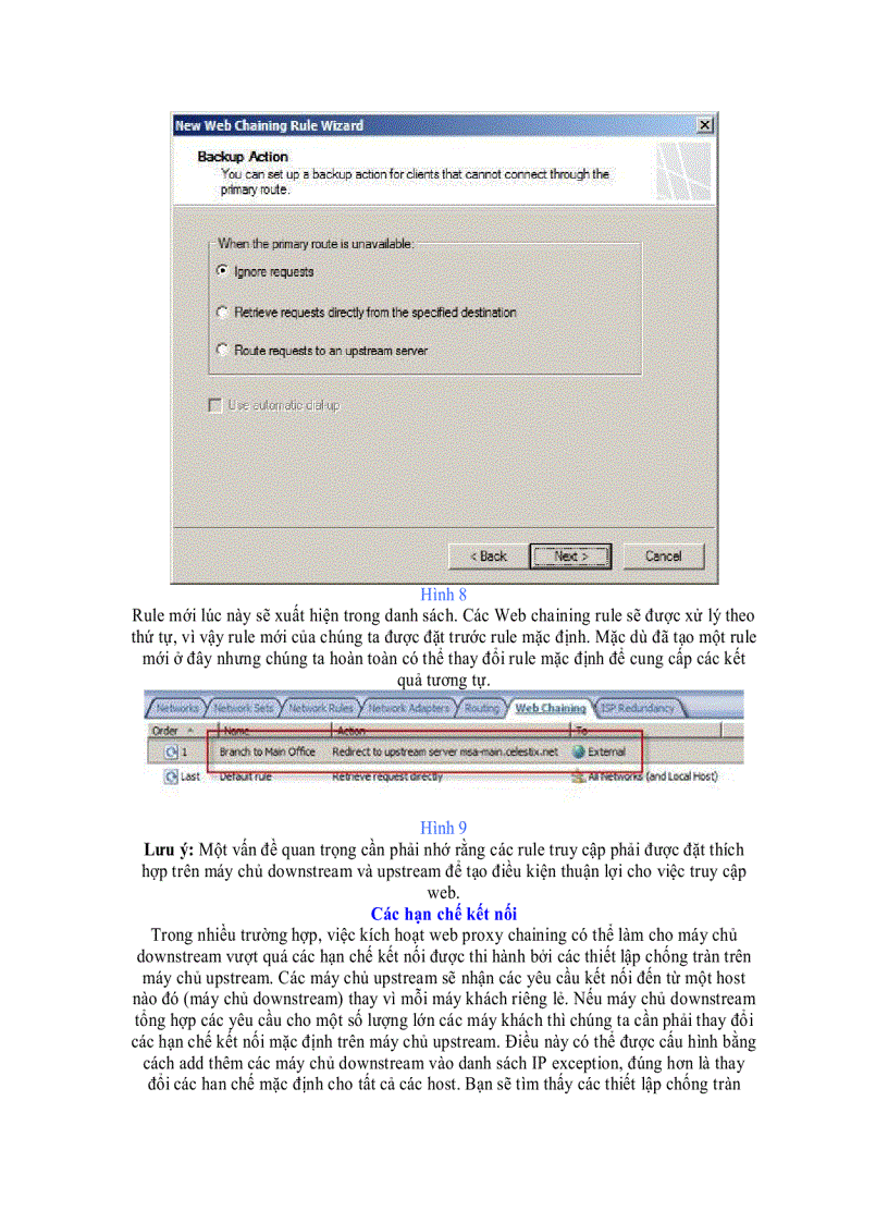 image for page Cấu hình Web Proxy Chaining trong Forefront TMG 2010 Phần 1