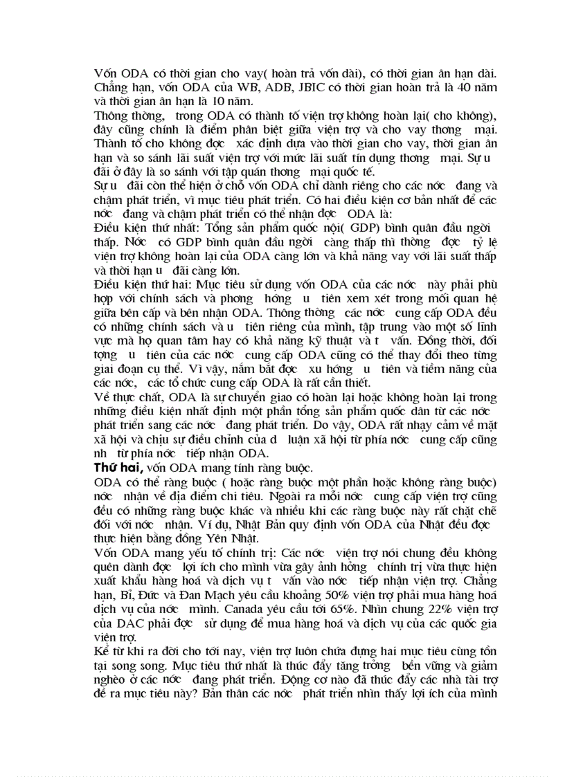 image for page Thực trạng huy động sử dụng và quản lý vốn oda và giải pháp