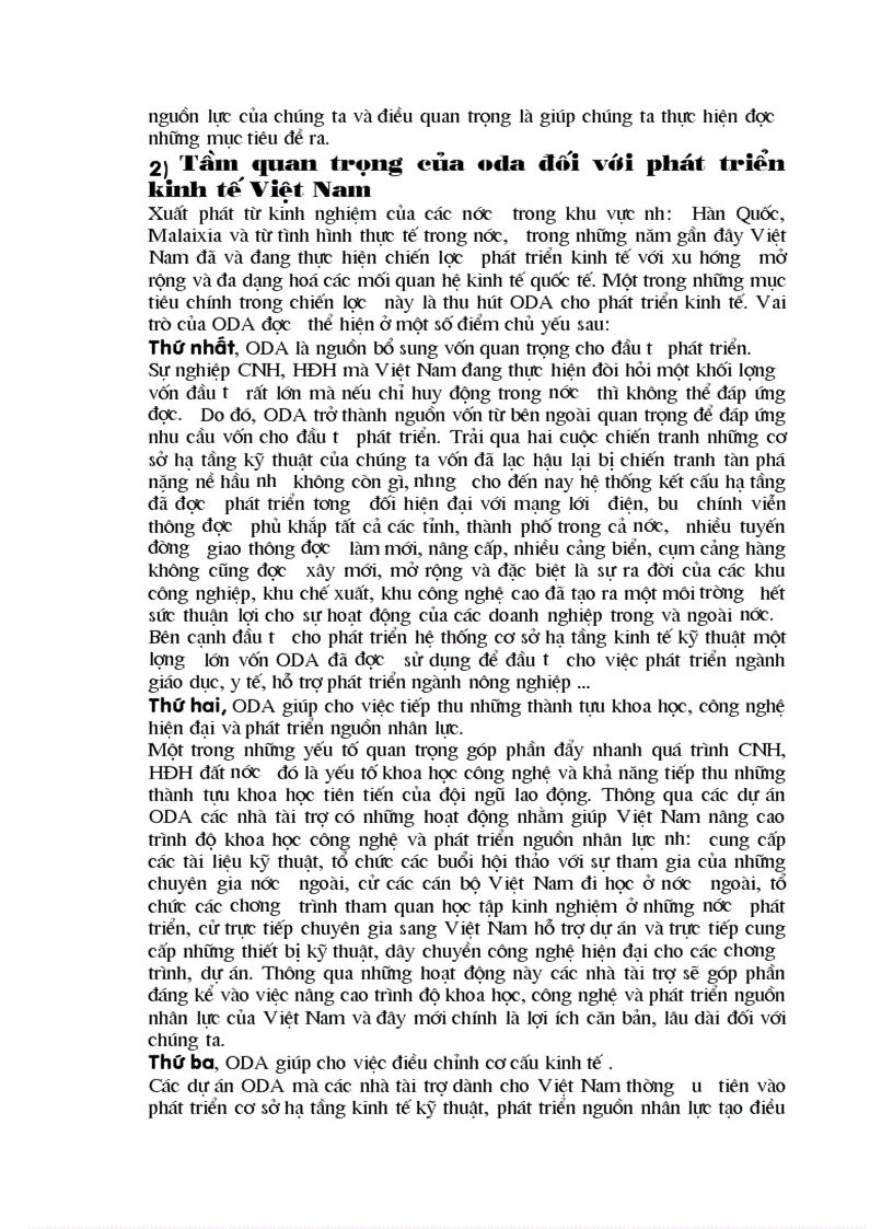 image for page Thực trạng huy động sử dụng và quản lý vốn oda và giải pháp