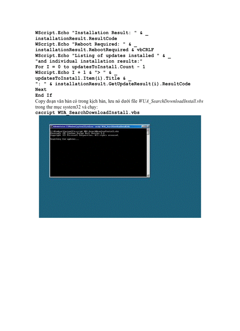 image for page 5 cách cài đặt các nâng cấp trên Windows Server 2008 R2 Core