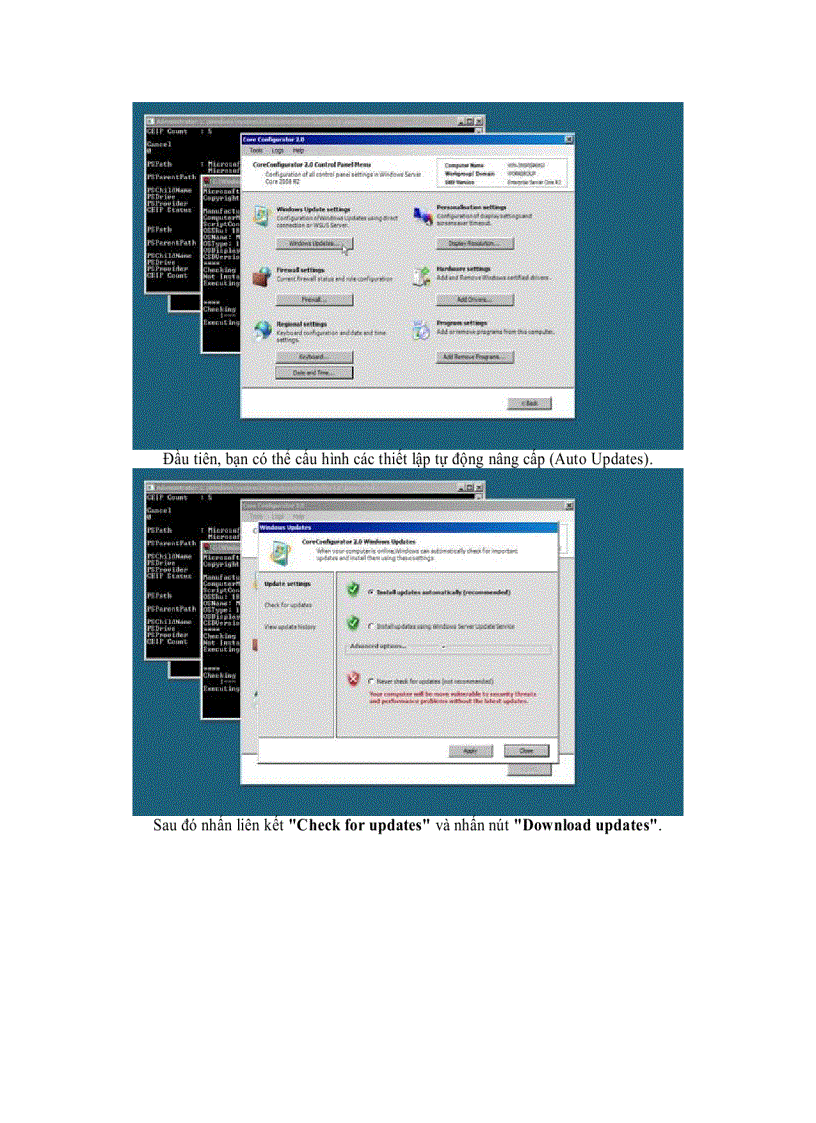 image for page 5 cách cài đặt các nâng cấp trên Windows Server 2008 R2 Core