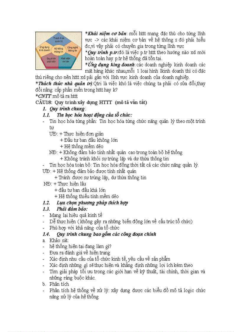 image for page Câu hỏi và đáp án môn hệ thống thông tin quản lý