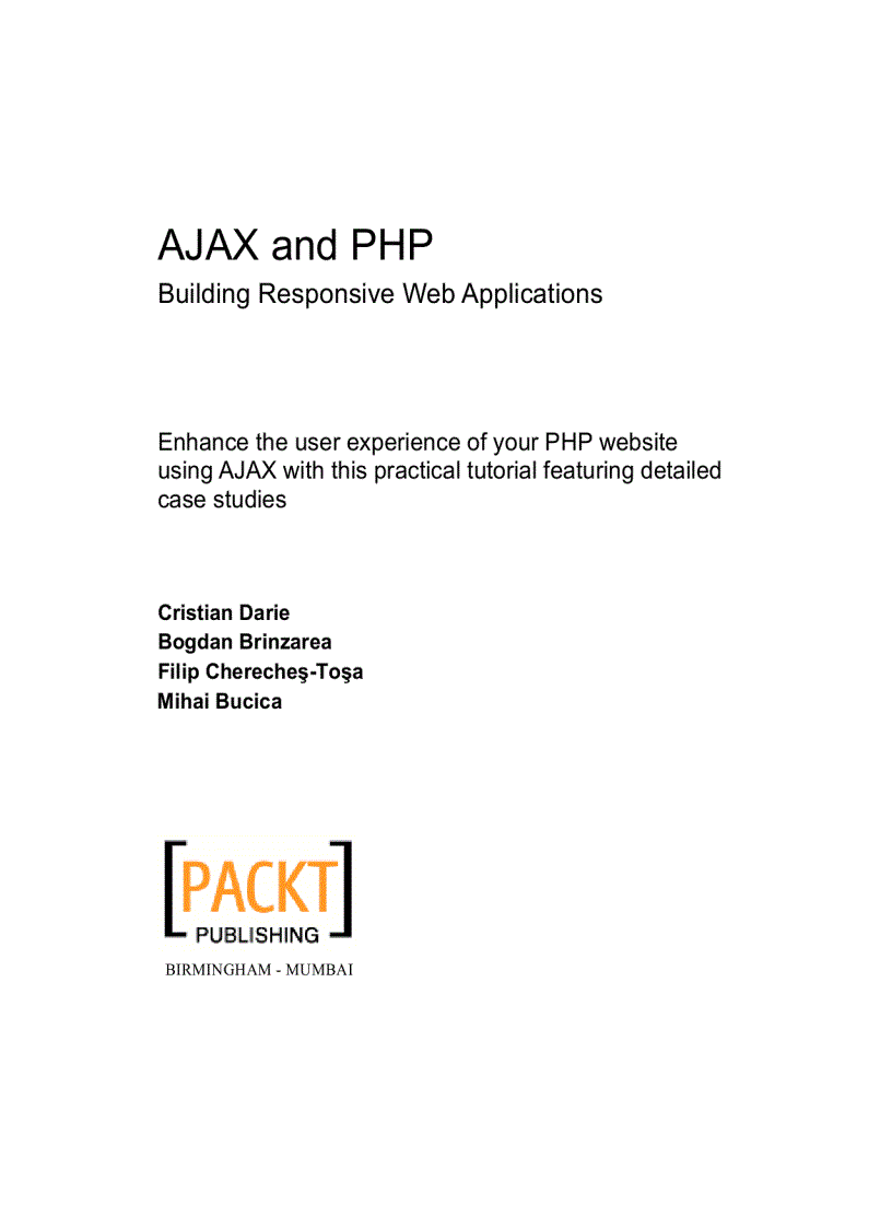 image for page AJAX and PHP Building Responsive Web Applications