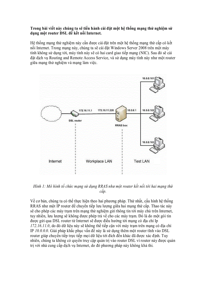 image for page Sử dụng hệ thống Windows Server 2008 như Router NAT