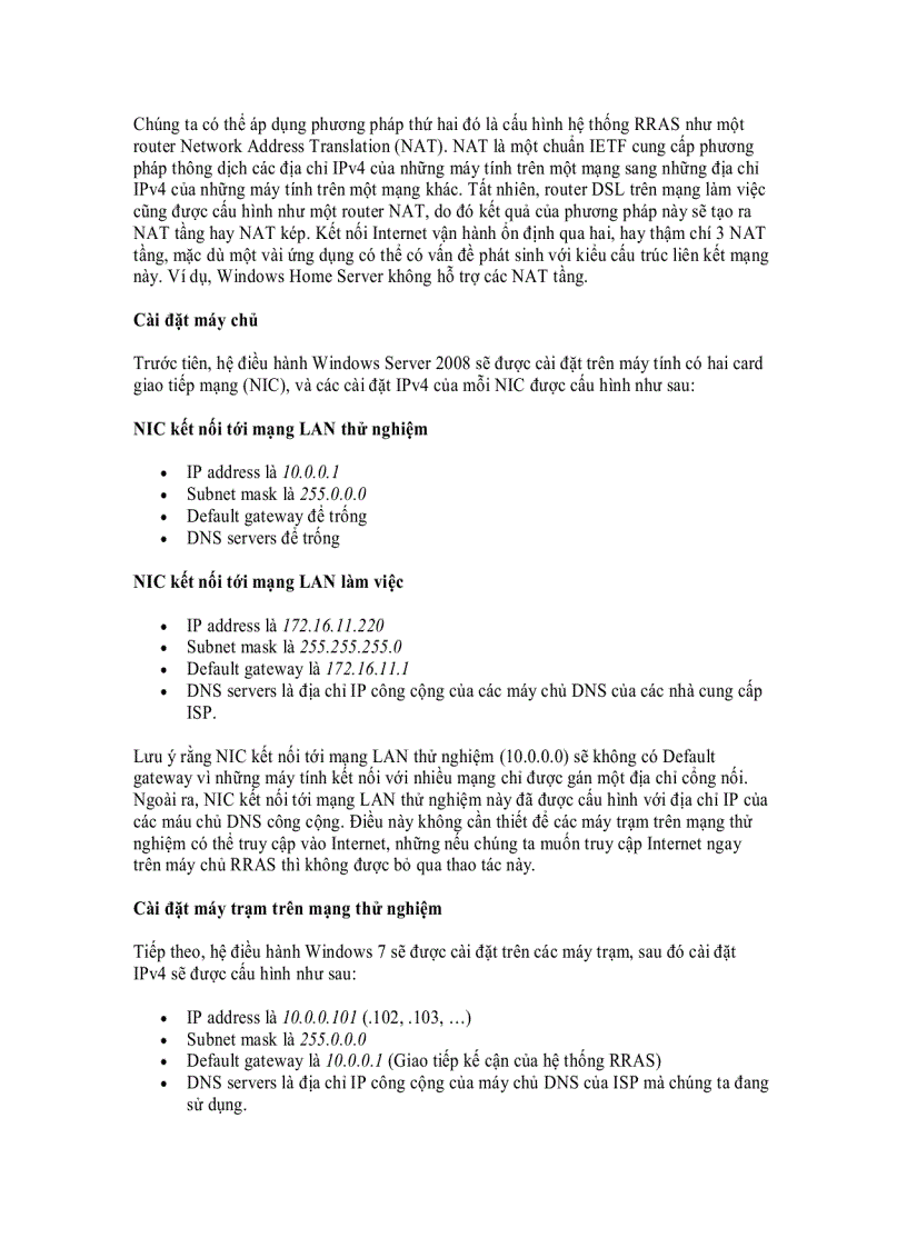 image for page Sử dụng hệ thống Windows Server 2008 như Router NAT
