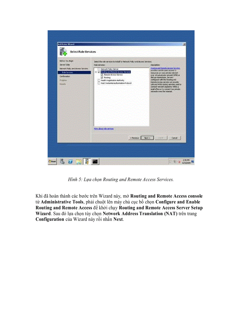 image for page Sử dụng hệ thống Windows Server 2008 như Router NAT