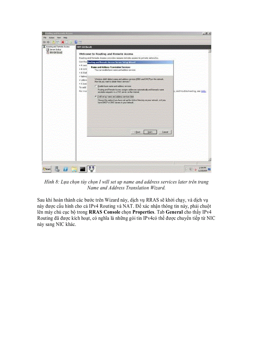 image for page Sử dụng hệ thống Windows Server 2008 như Router NAT