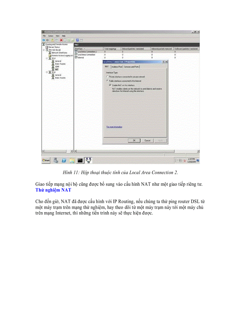 image for page Sử dụng hệ thống Windows Server 2008 như Router NAT