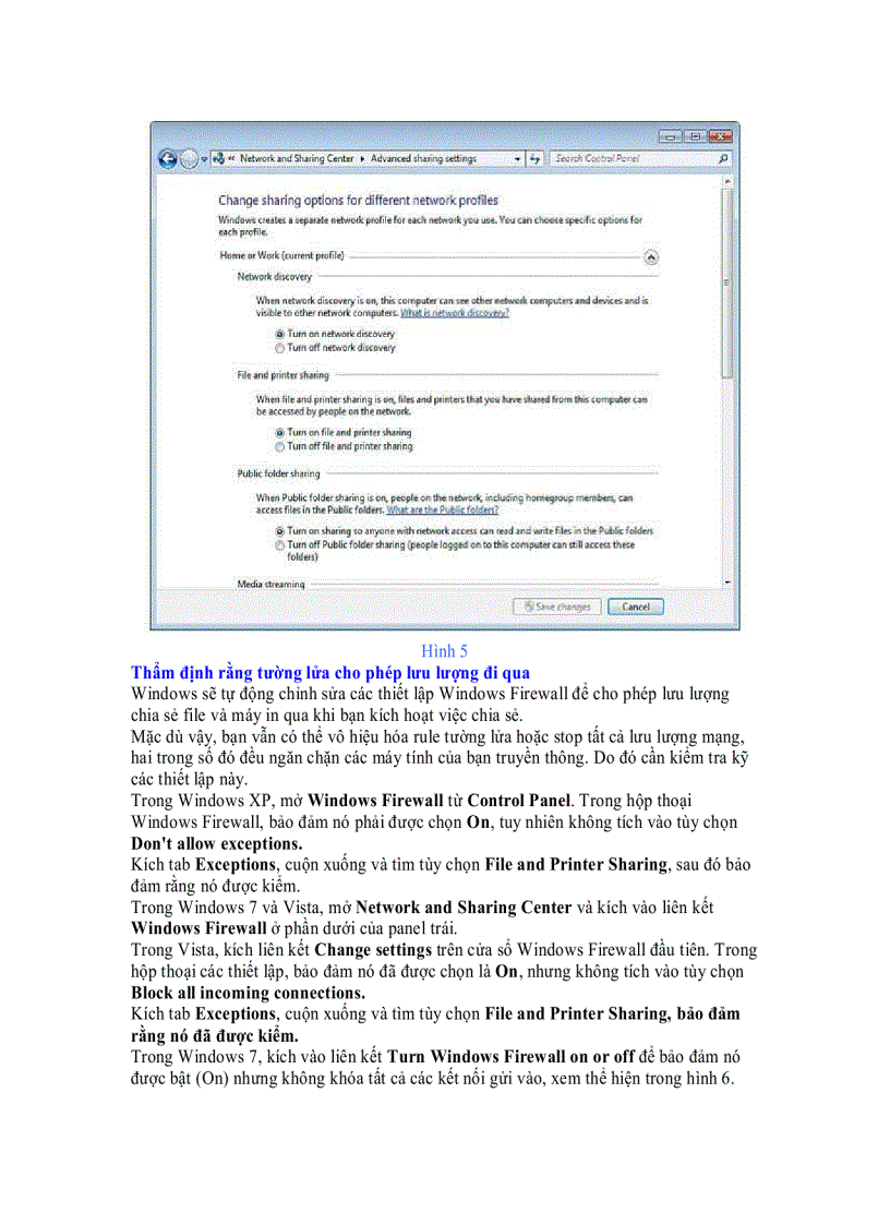 image for page Kết nối các máy tính Windows 7 Vista và Windows XP