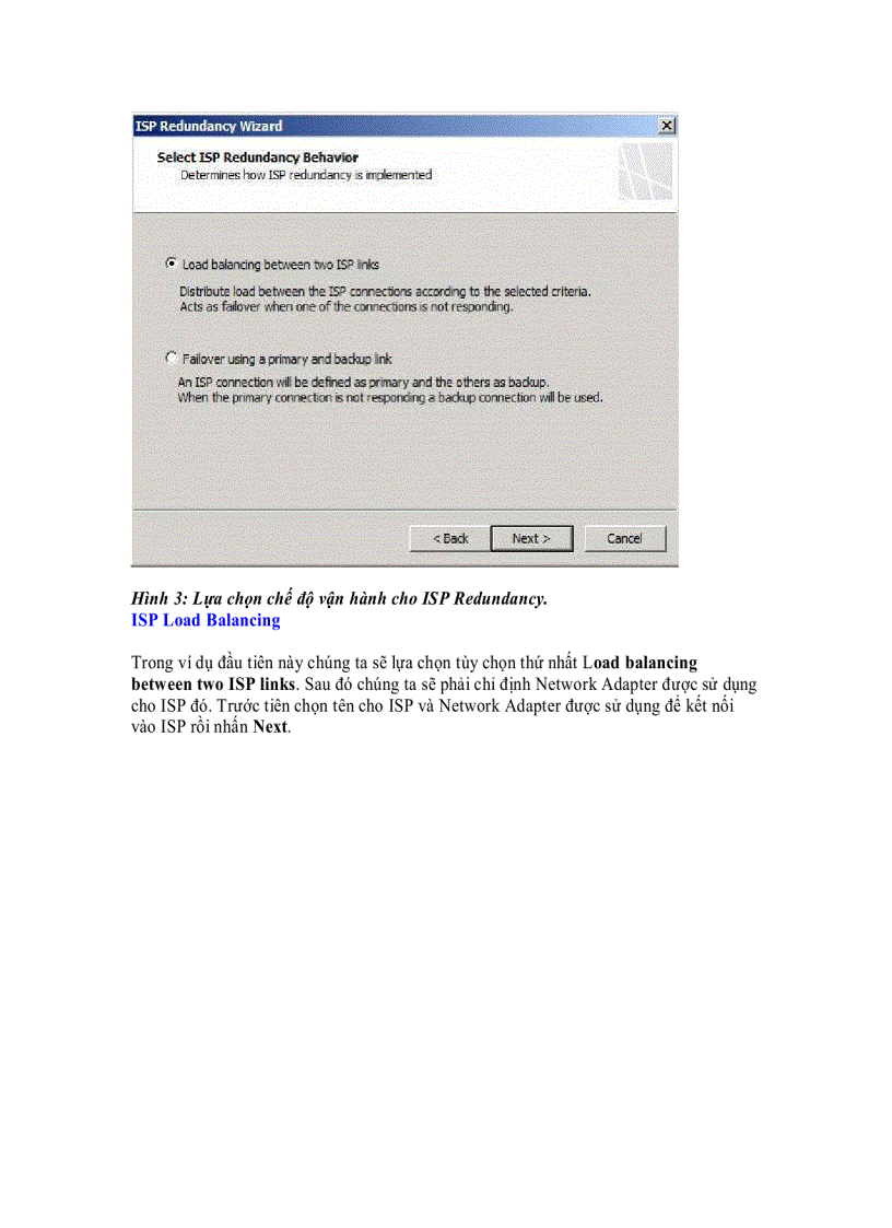 image for page ISP Redundancy Mode của Forefront TMG Beta 3