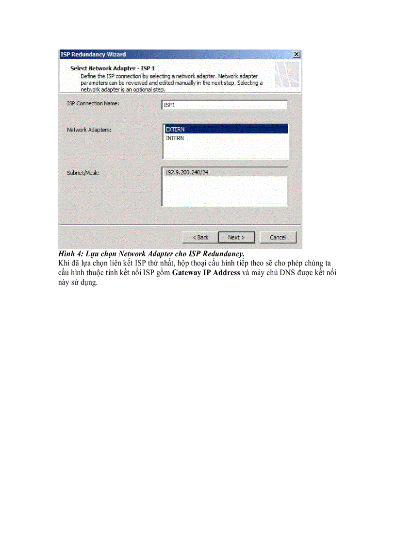 image for page ISP Redundancy Mode của Forefront TMG Beta 3
