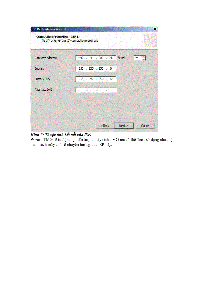 image for page ISP Redundancy Mode của Forefront TMG Beta 3