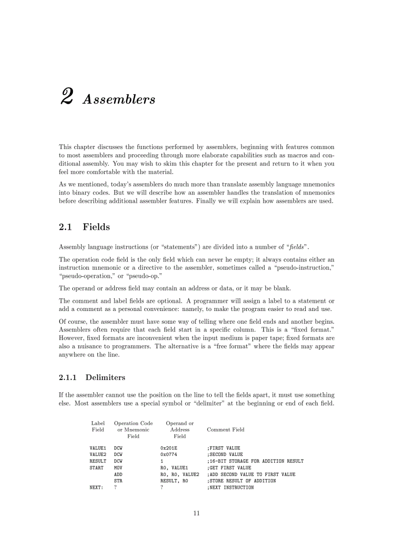 image for page ARM Assembly language programming