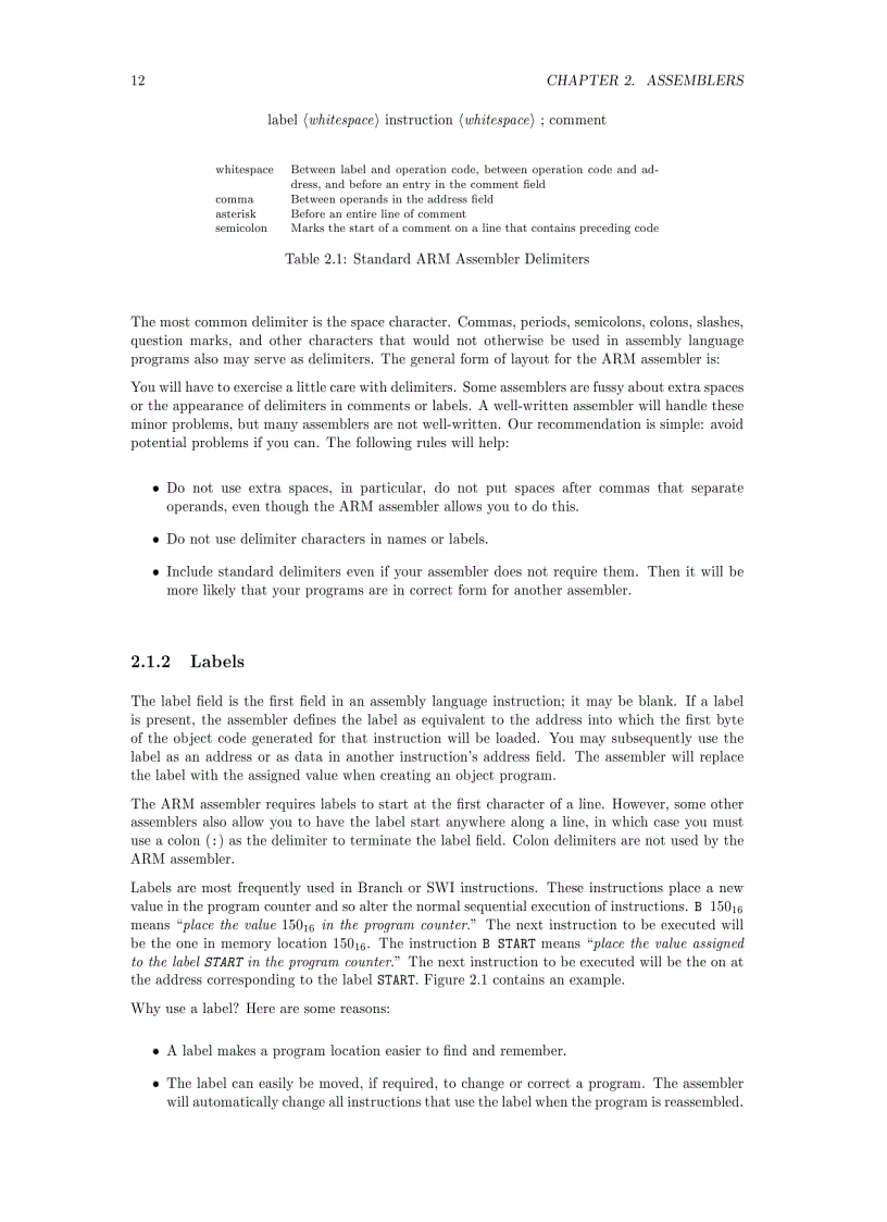 image for page ARM Assembly language programming