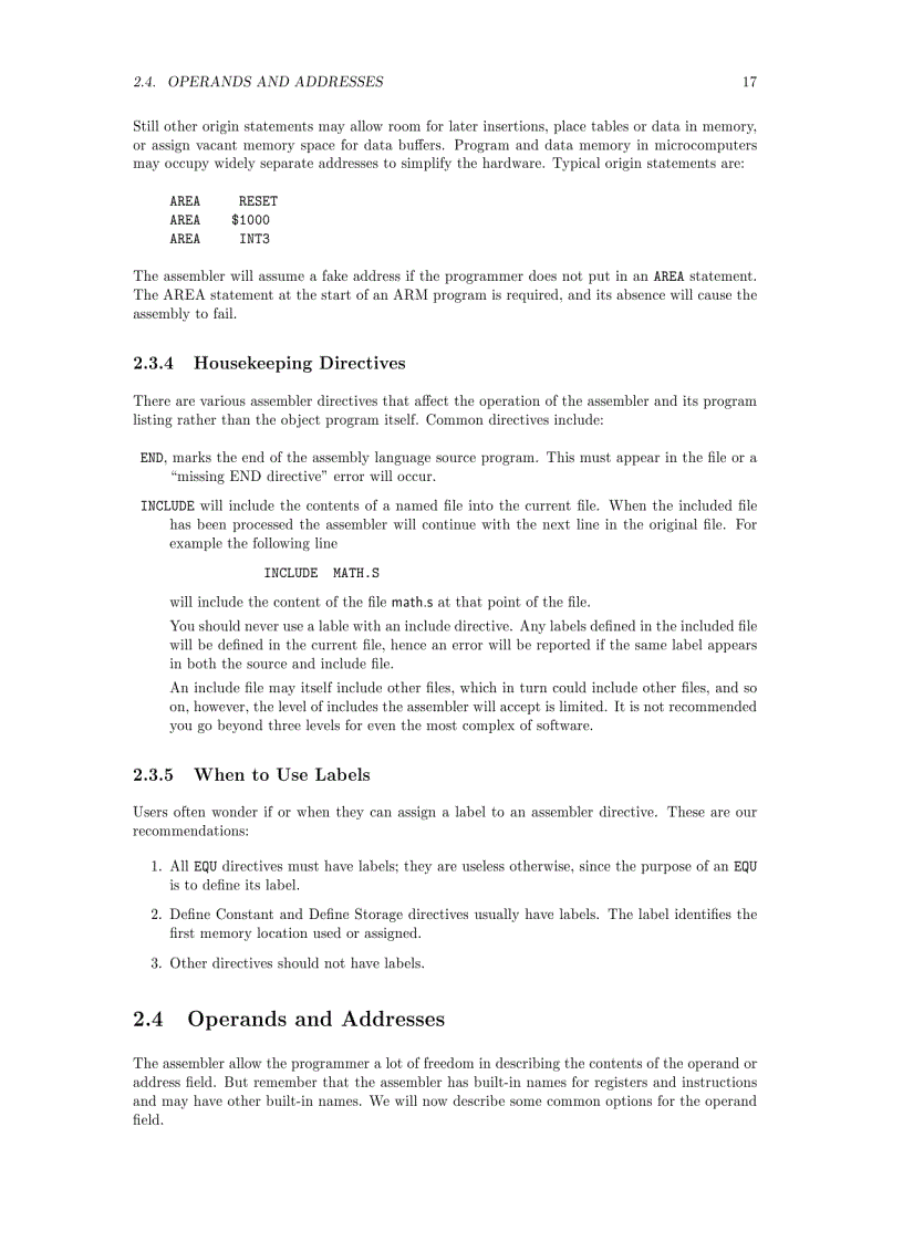 image for page ARM Assembly language programming