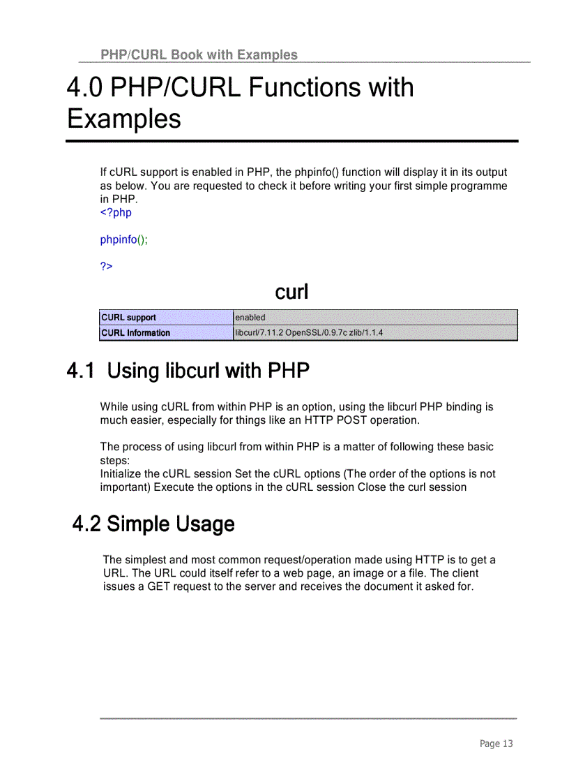 image for page PHP CURL Book with Examples