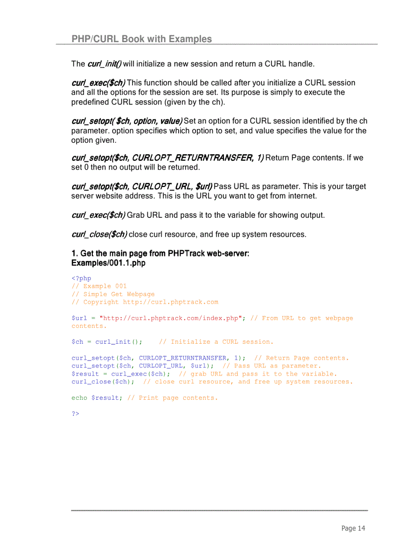 image for page PHP CURL Book with Examples