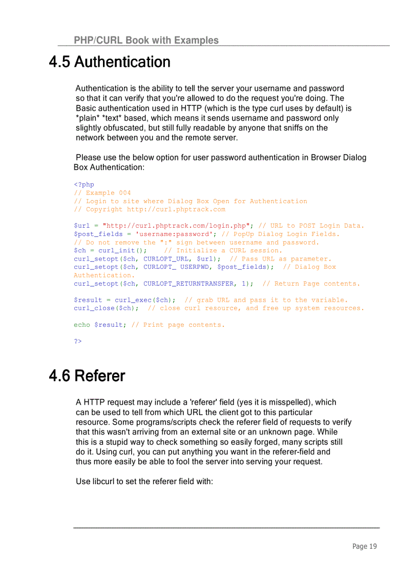 image for page PHP CURL Book with Examples