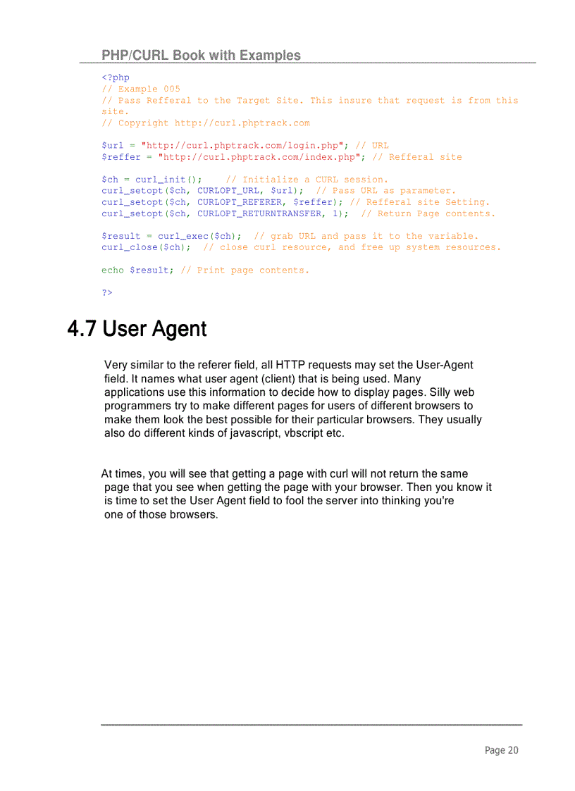 image for page PHP CURL Book with Examples