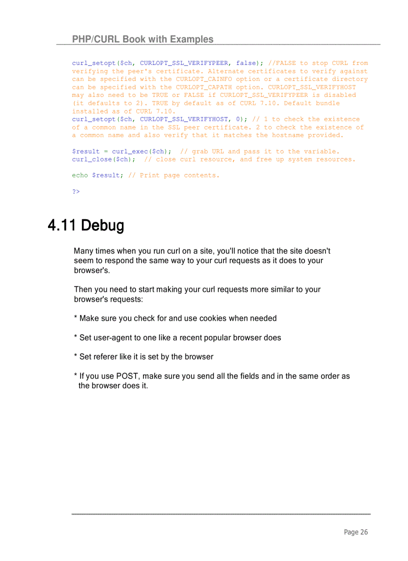 image for page PHP CURL Book with Examples