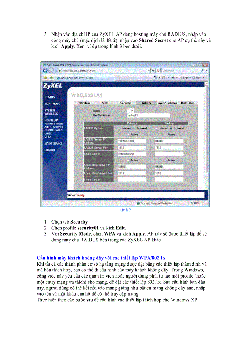 image for page Cách thiết lập một RADIUS Server bên trong Phần 1
