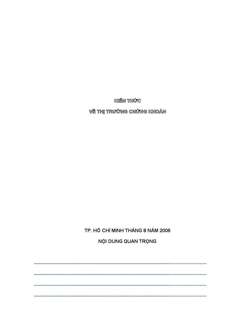 image for page Kiến thức cơ bản về thị trường chứng khoán