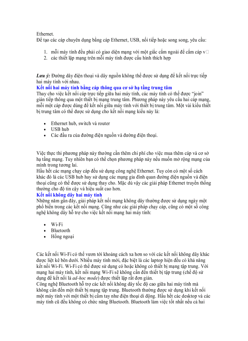 image for page Kết nối hai máy tính để chia sẻ file